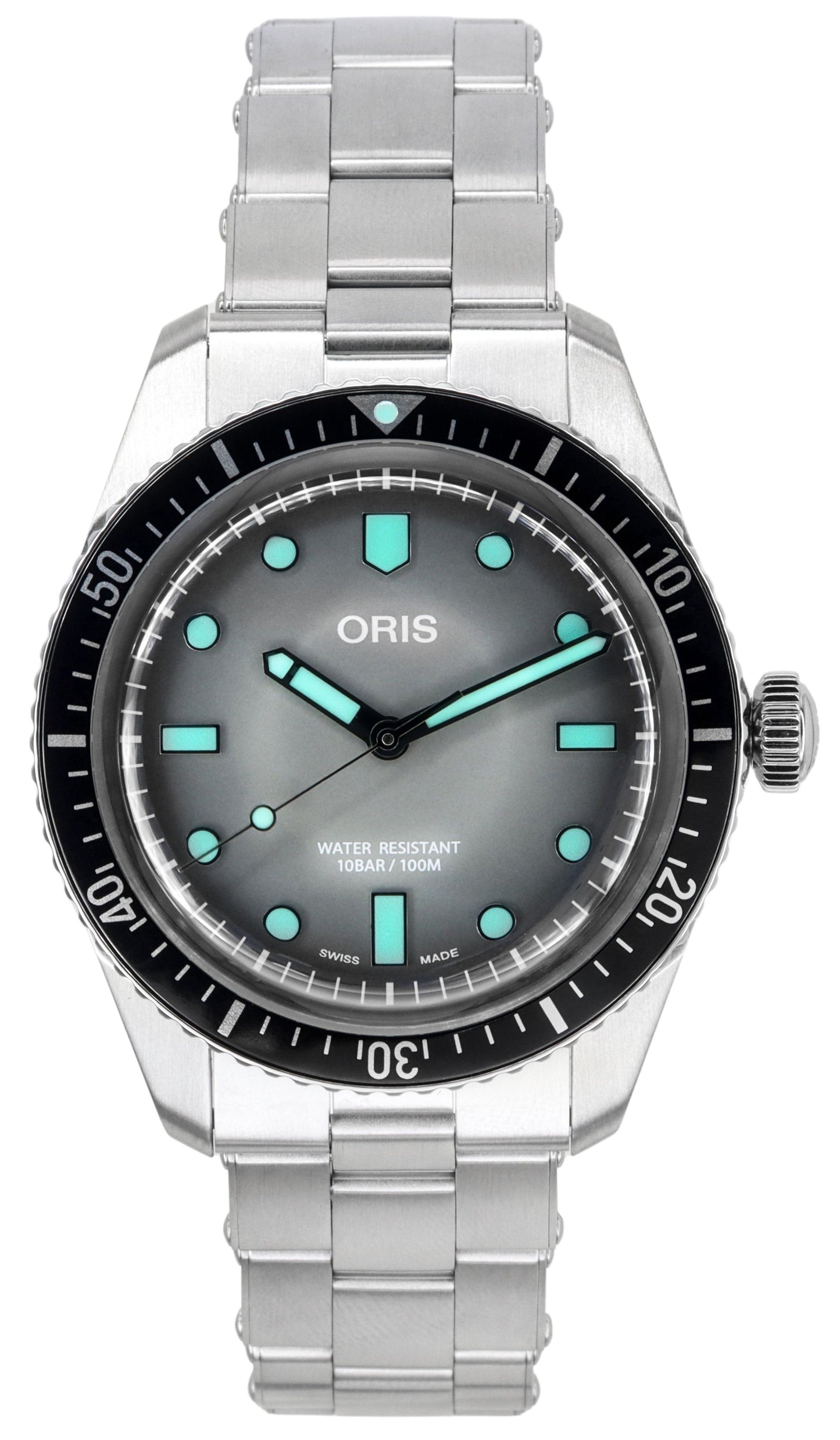 Oris Divers Sixty Five Heritage Stainless Steel Grey Dial Automatic 01 733 7707 4053-07 8 20 18 100M Men's Watch