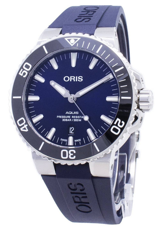 Oris Aquis Date 01-733-7730-4135-07-4-24-65EB Automatic 300M Men's Watch