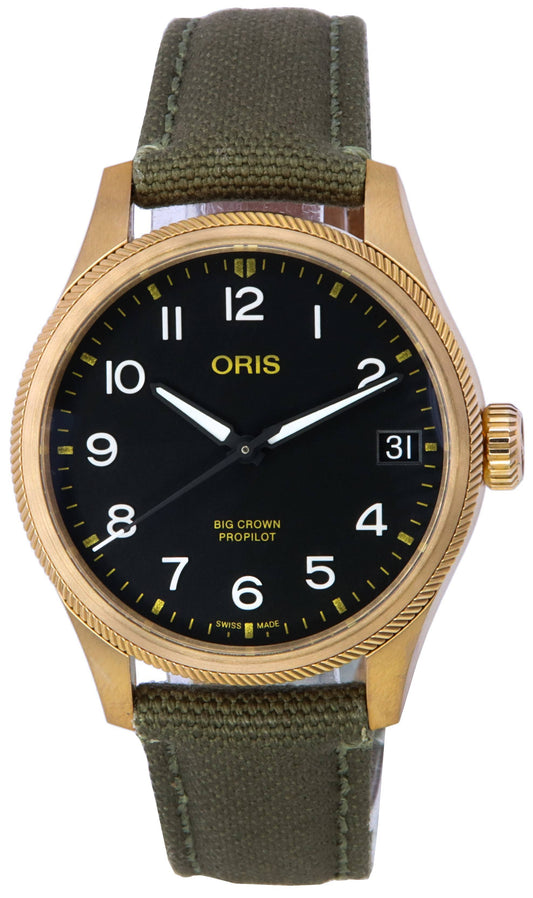 Oris Big Crown ProPilot Big Date Black Dial Automatic 01-751-7761-3164-07-3-2003BRLC 100M Men's Watch