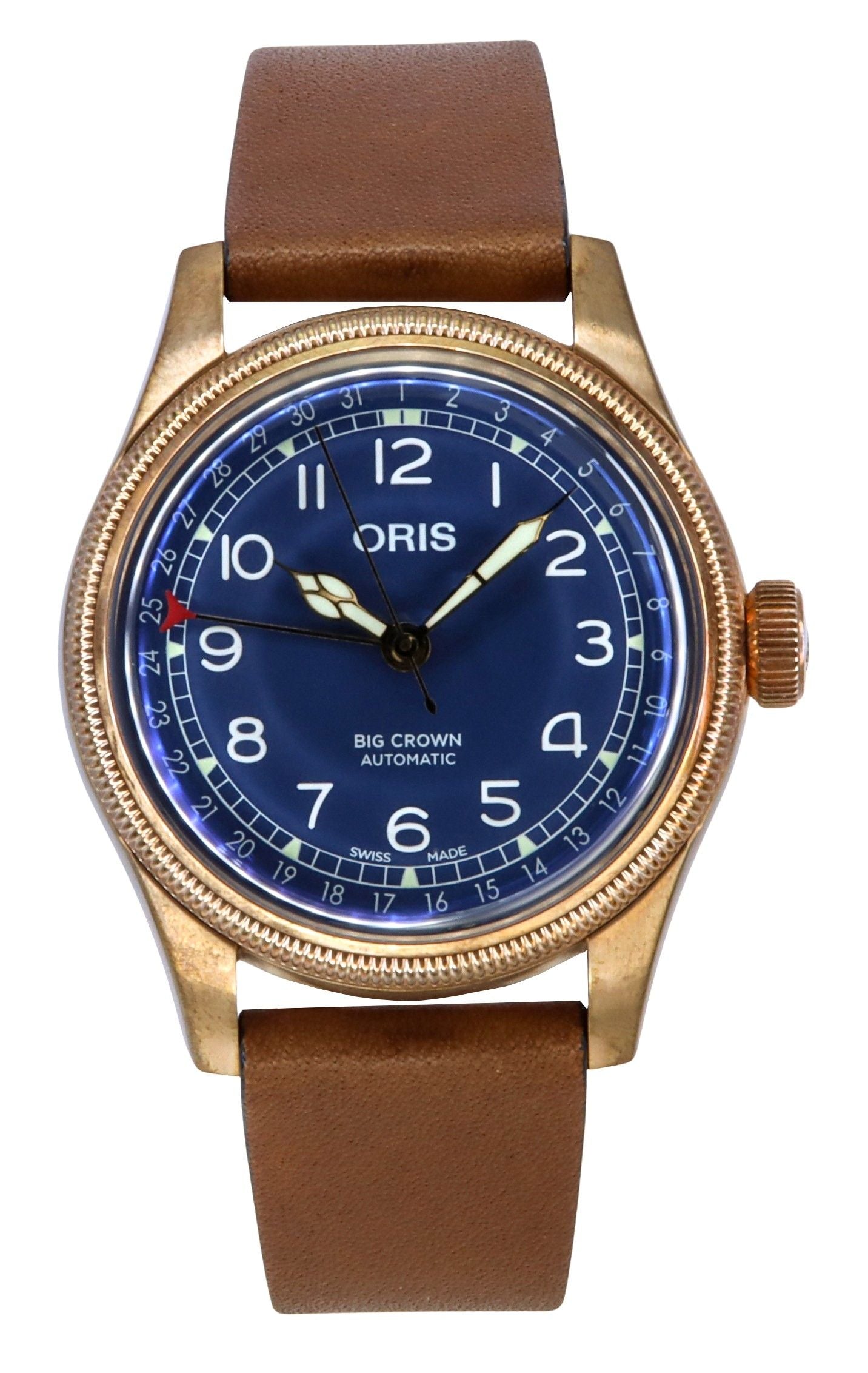 Oris Big Crown Bronze Pointer Date Blue Dial Automatic 01 754 7741 3165 07 5 20 58BR Men's Watch