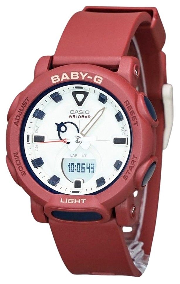 Casio Baby-G Analog Digital Bio Based Resin Strap White Dial Quartz BGA-310RP-4A 100M Women's Watch