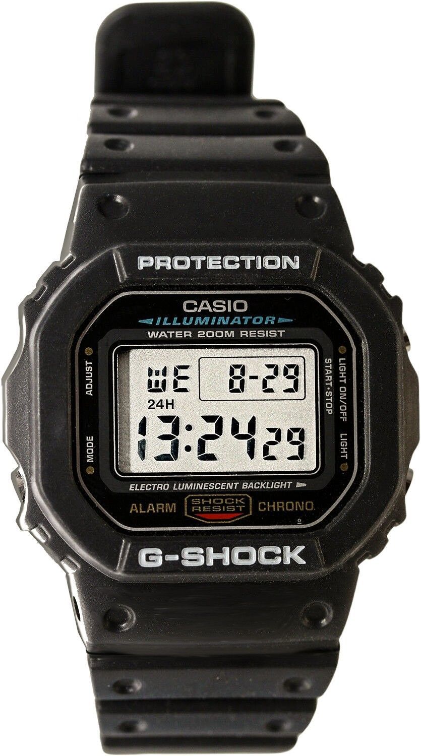 Casio G-Shock Illuminator Alarm Chrono DW-5600E-1V DW5600E-1V Men's Watch