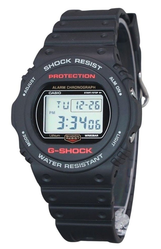 Casio G-Shock Digital Resin Strap Quartz DW-5750UE-1 200M Men's Watch