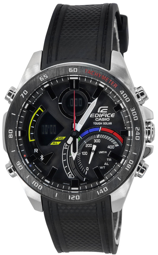 Casio Edifice Racing Multicolor Series Mobile Link Analog Digital Solar ECB-900MP-1A 100M Men's Watch