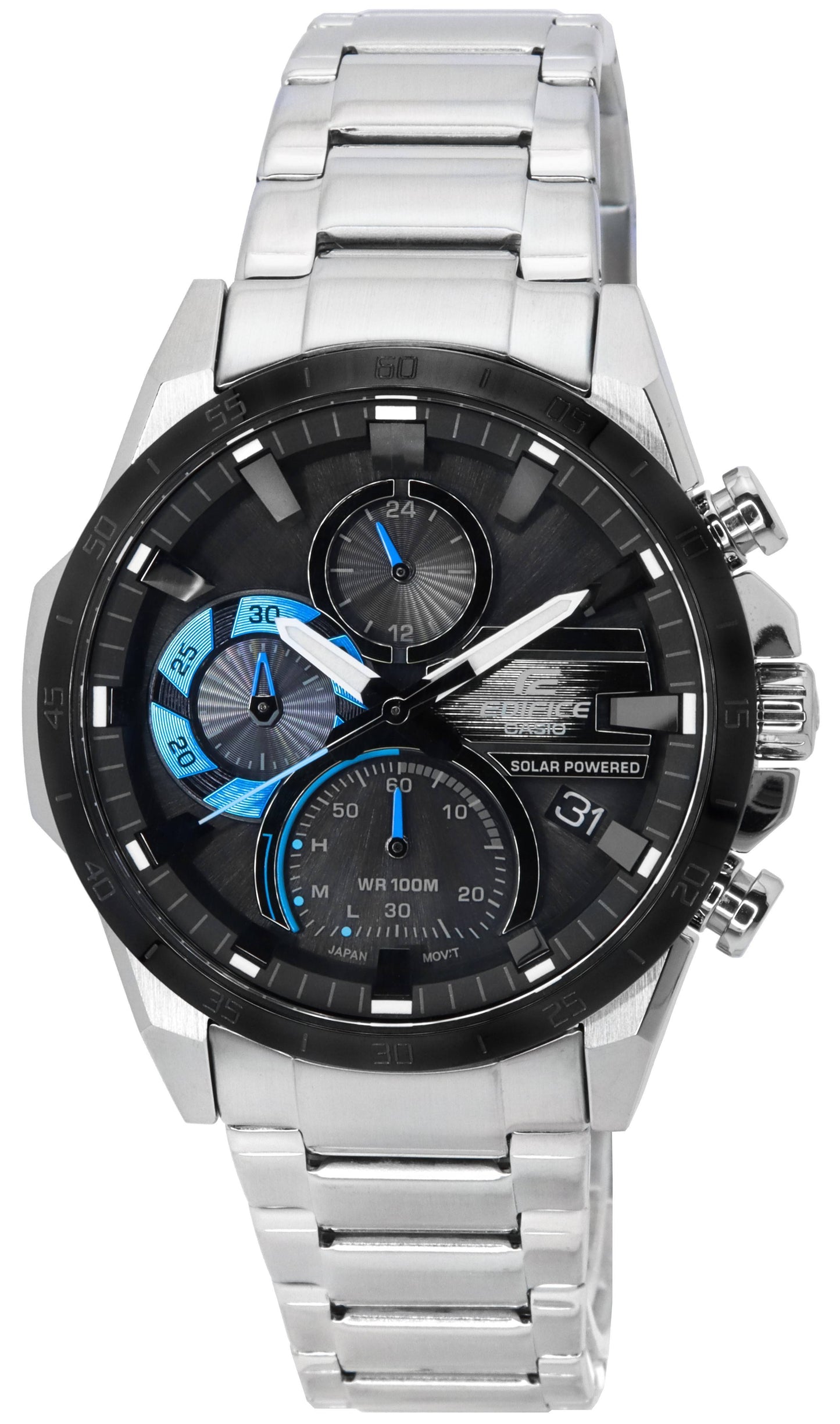 Casio Edifice Chronograph Analog Solar Powered EQS-940DB-1B EQS940DB-1B 100M Men's Watch