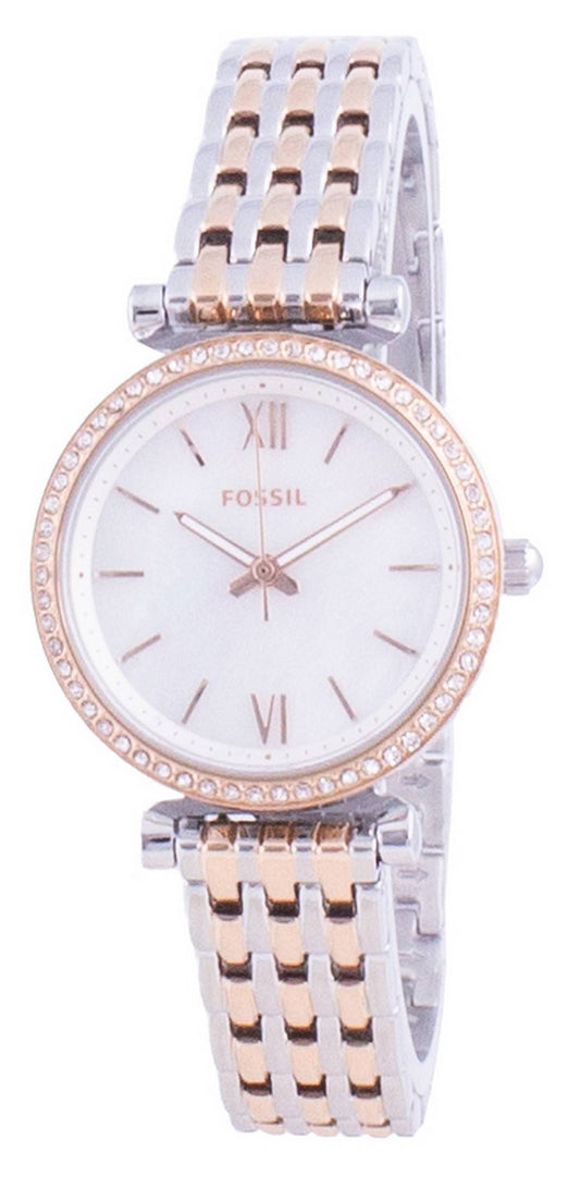 Fossil Carlie Mini Diamond Accents Quartz ES4649 Women's Watch