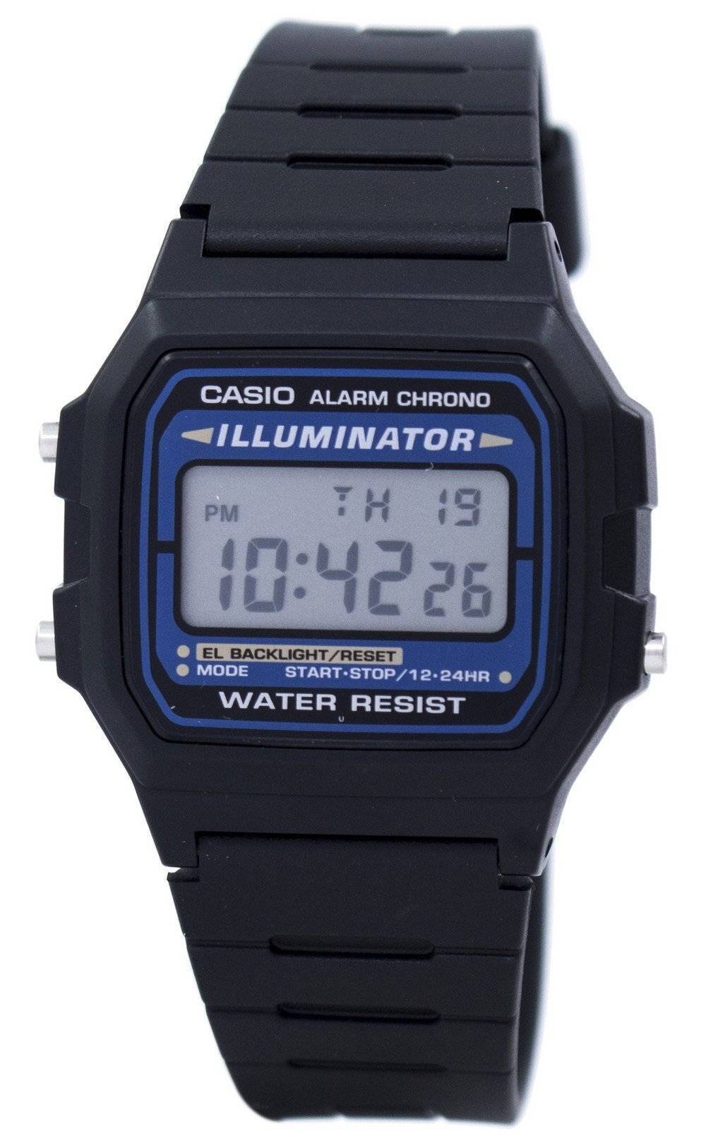 Casio Digital Quartz Alarm Chrono Illuminator F-105W-1ADF F105W-1ADF Men's Watch