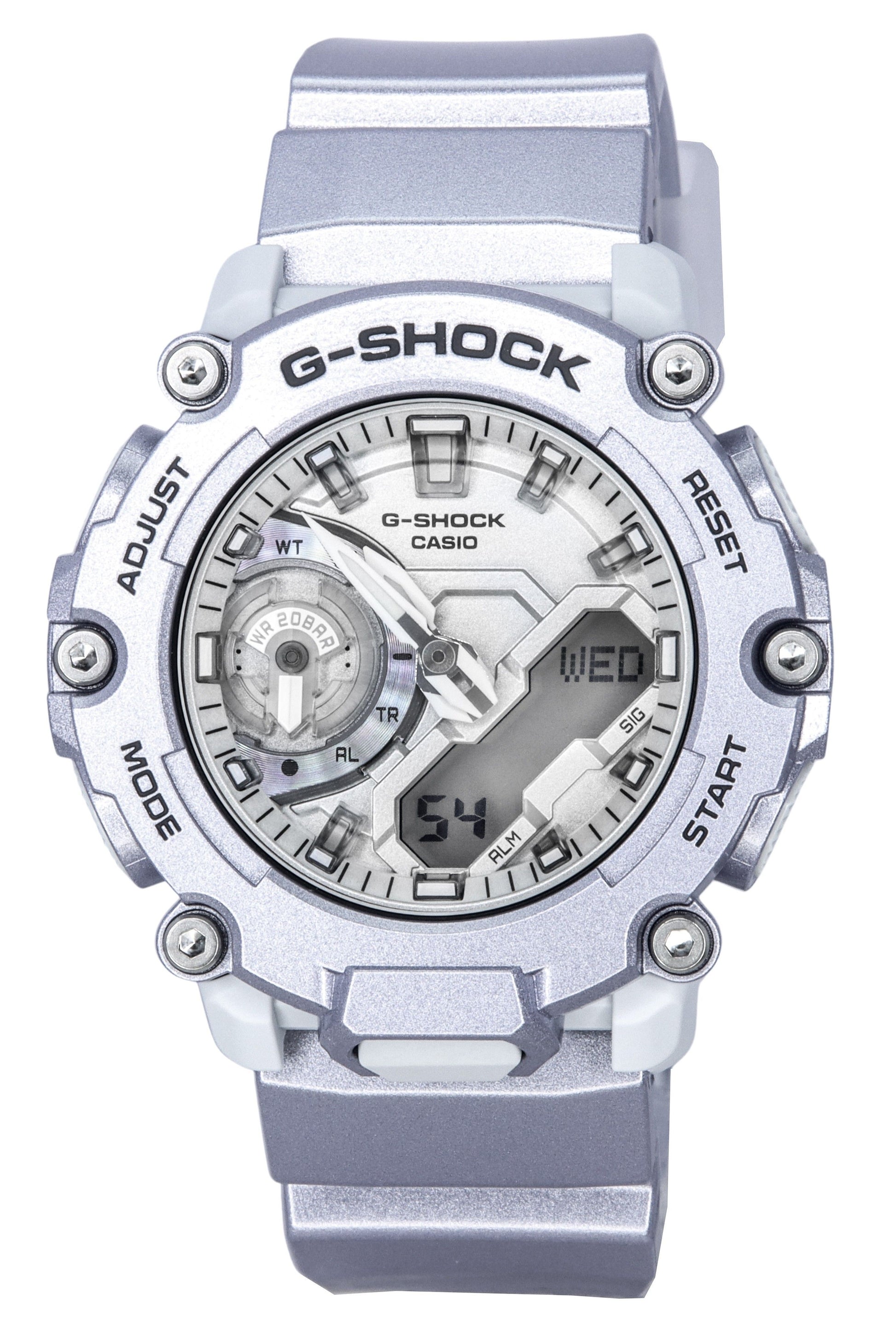 Casio G-Shock Analog Digital Forgotten Future Series Grey Dial Quartz GA-2200FF-8A 200M Men's Watch