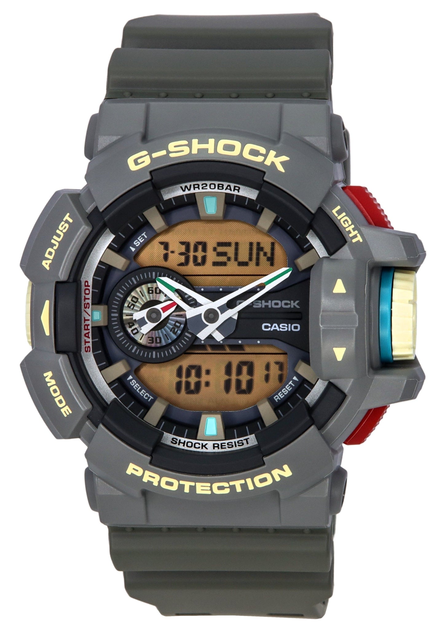 Casio G-Shock Analog Digital Retro Fashion Vintage Series Quartz GA-400PC-8A 200M Men's Watch