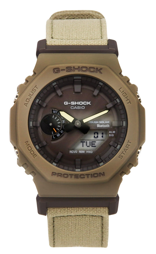 Casio G-Shock Analog Digital Smartphone Link Bluetooth Bronze Dial Tough Solar GA-B2100CT-5A 200M Men's Watch