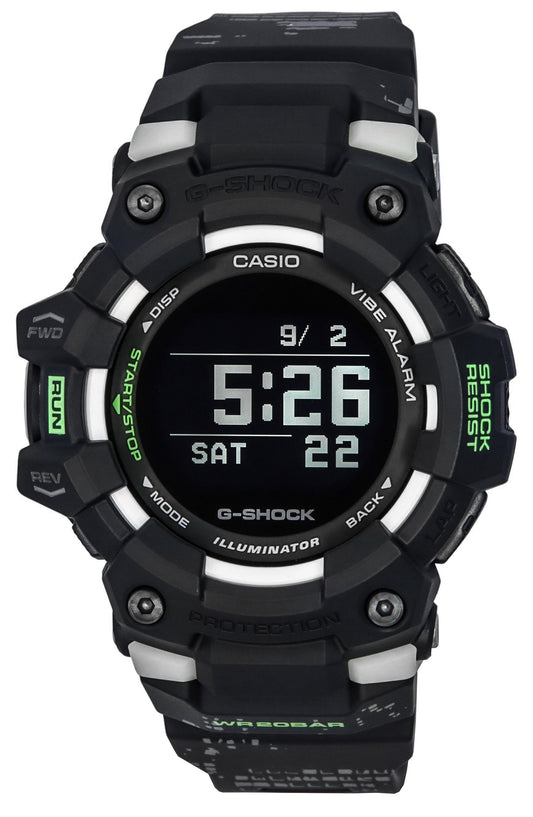 Casio G-Shock G-Squad Digital Resin Strap Quartz GBD-100LM-1 200M Men's Watch