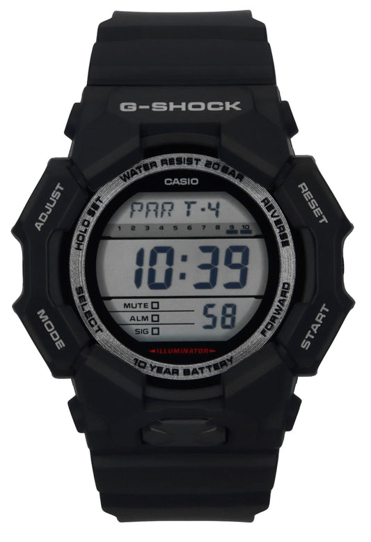 Casio G-Shock Digital Bio-Based Black Resin Strap Black Dial Quartz GD-010-1 200M Men's Watch