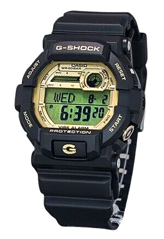 Casio G-Shock 10th Anniversary Digital Resin Strap Gold Dial Quartz GD-350GB-1 200M Men's Watch