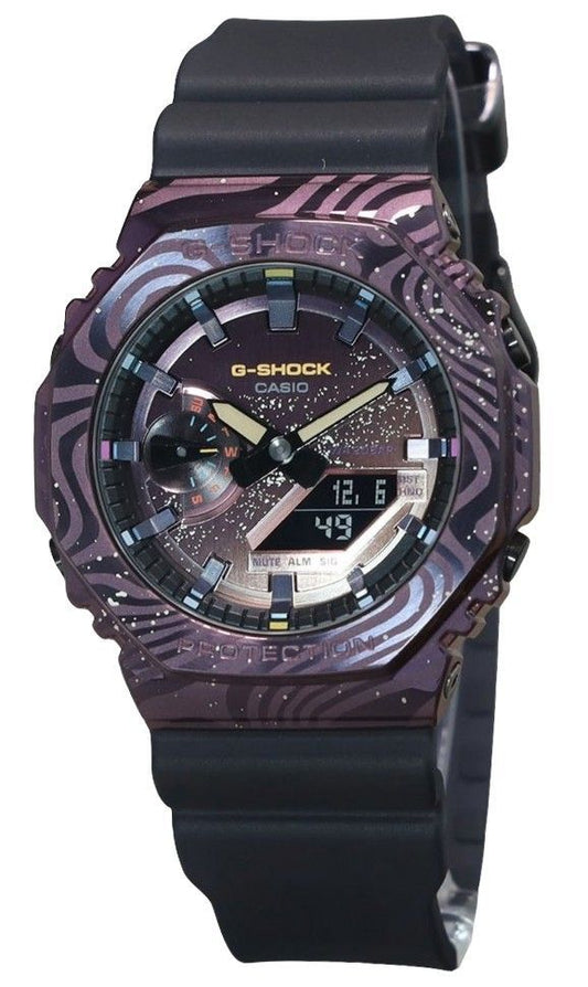 Casio G-Shock Milky Way Galaxy Limited Edition Multicolor Dial Quartz GM-2100MWG-1A 200M Men's Watch