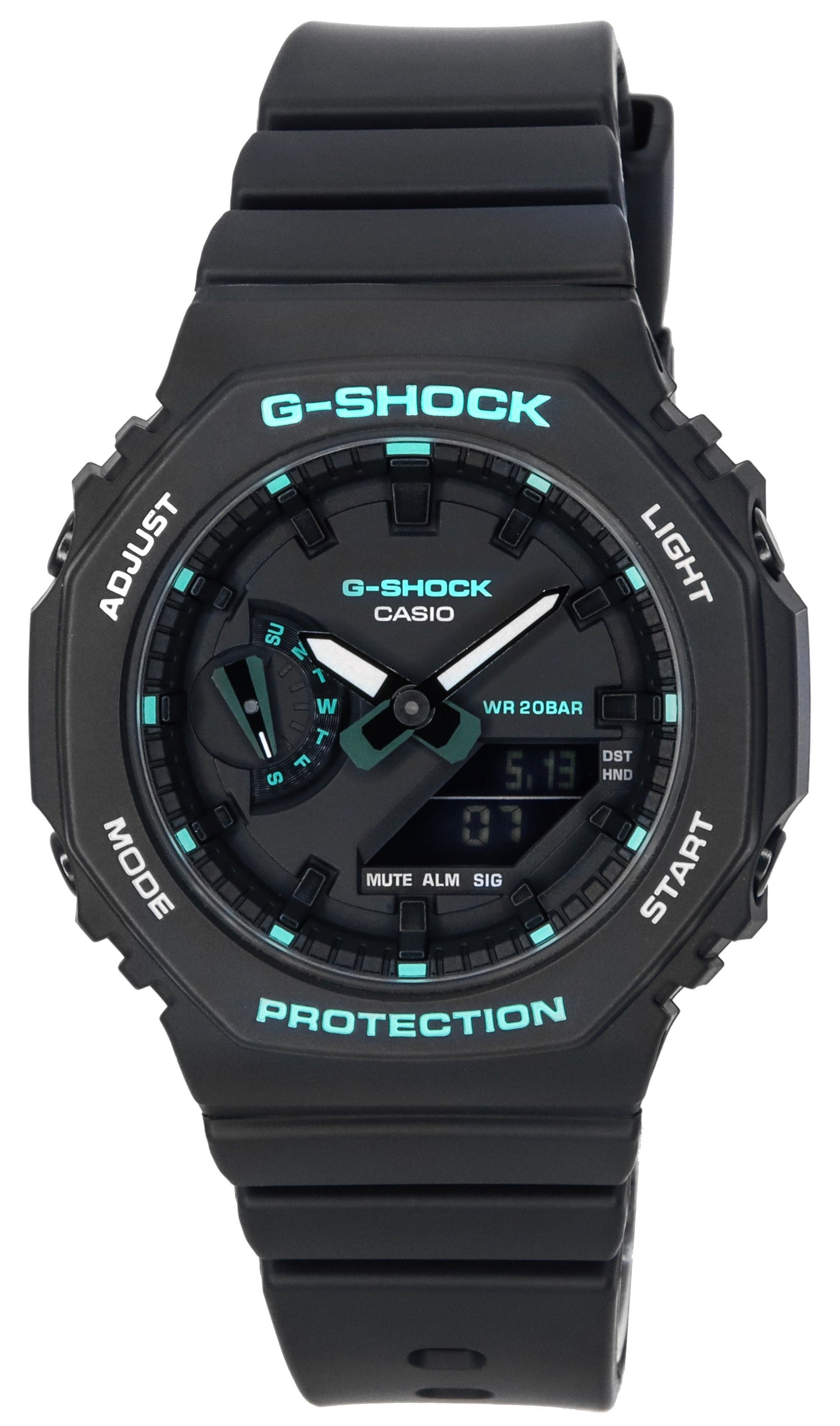 Casio G-Shock Analog Digital Black Dial Quartz GMA-S2100GA-1A GMAS2100GA-1 200M Women's Watch