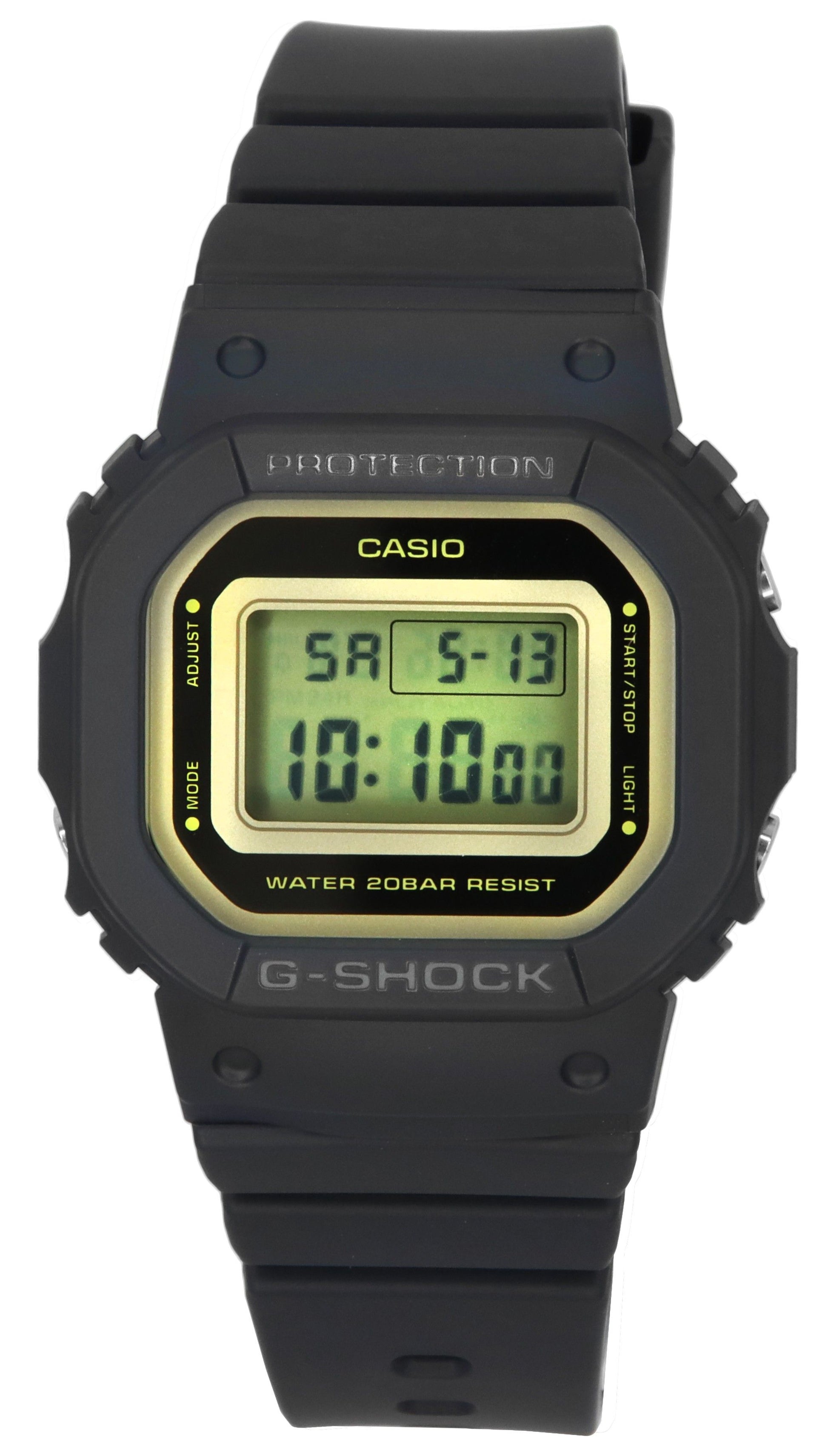 Casio G-Shock Digital Resin Strap Quartz GMD-S5600-1 GMDS5600-1 200M Women's Watch