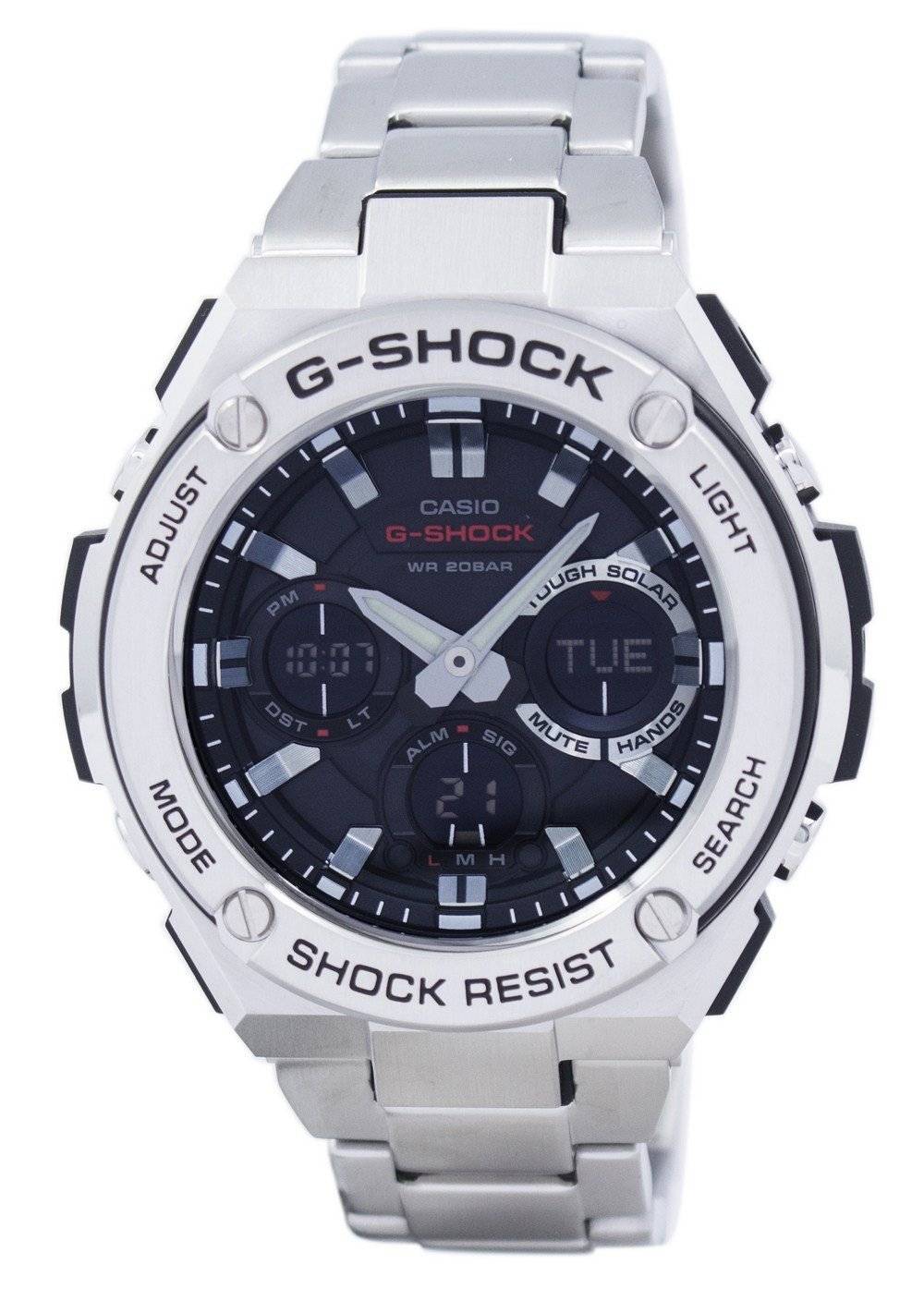 Casio G-Shock G-STEEL Analog-Digital World Time GST-S110D-1A GSTS110D-1A Men's Watch