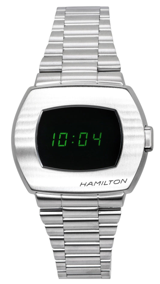 Hamilton PSR American Classic Digital Stainless Steel Quartz H52414131 100M Men's Watch