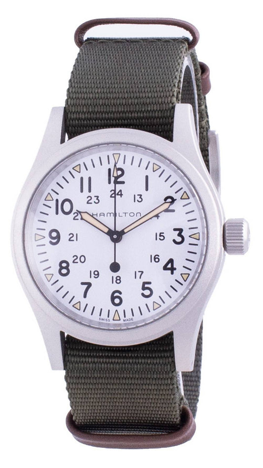 Hamilton Khaki Field White Dial Mechanical H69439411 Men's Watch