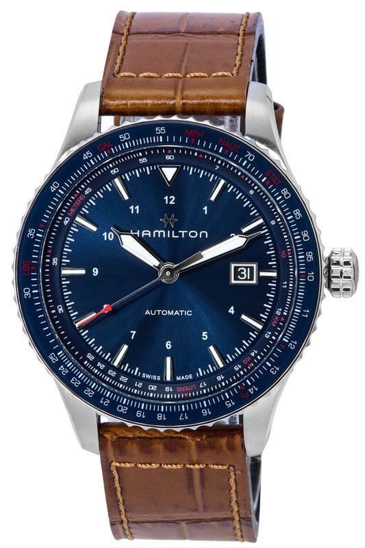 Hamilton Khaki Aviation Converter Blue Dial Automatic H76645540 100M Men's Watch