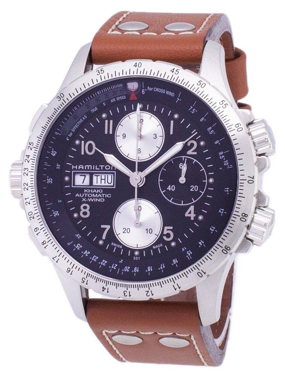 Hamilton Khaki X-Wind Automatic Chronograph H77616533 Men's Watch