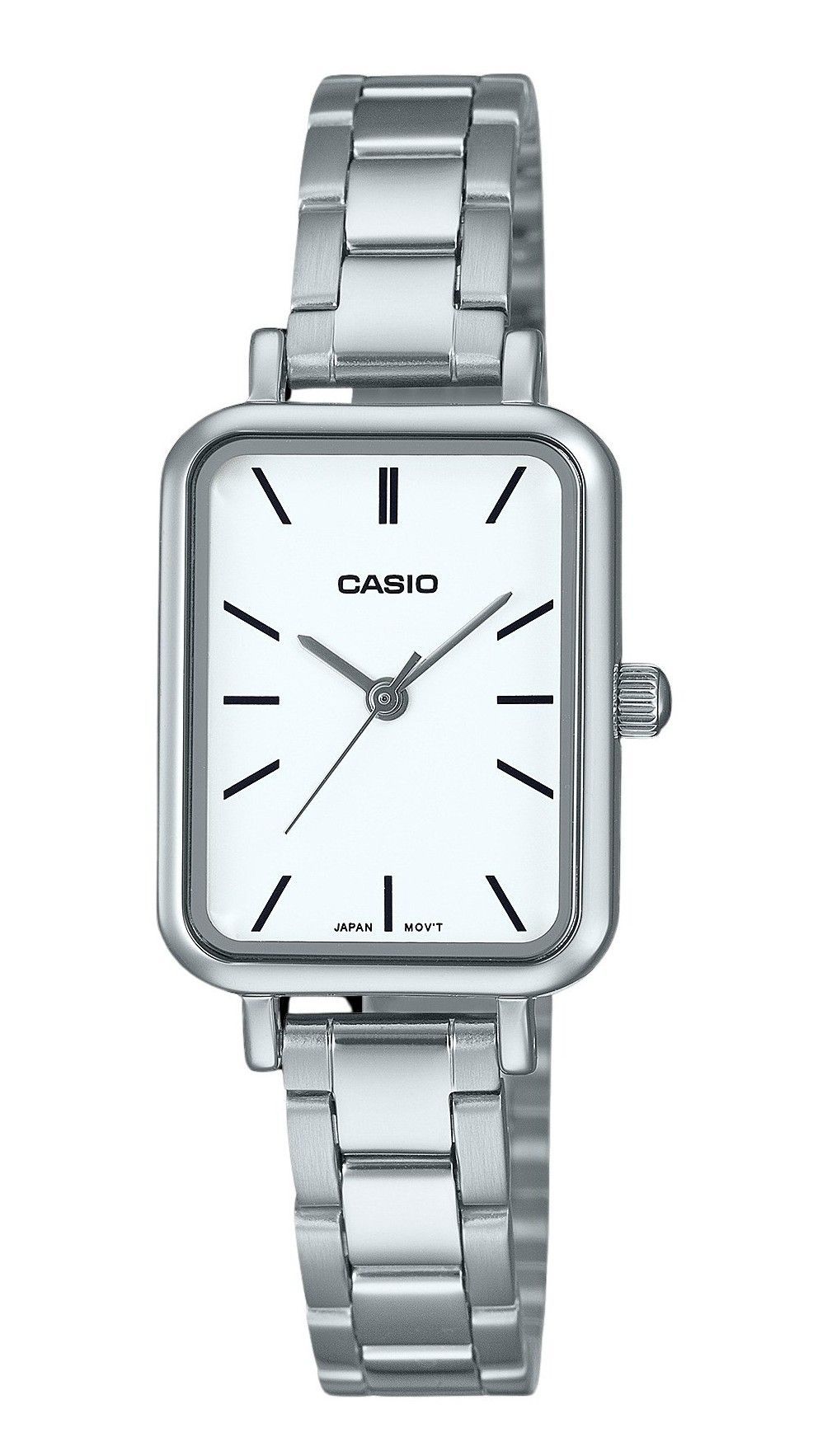 Casio Standard Analog Stainless Steel White Dial Quartz LTP-V009D-7E Women's Watch