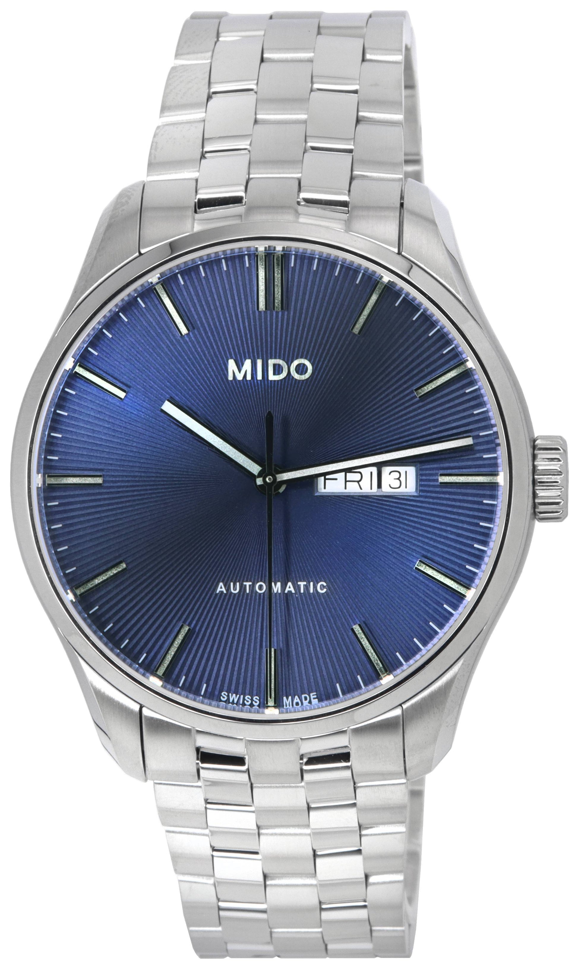 Mido Belluna Sunray Blue Dial Automatic M024.630.11.041.00 M0246301104100 Men's Watch