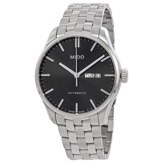 Mido Belluna Sunray Stainless Steel Anthracite Dial Automatic M024.630.11.061.00 Men's Watch