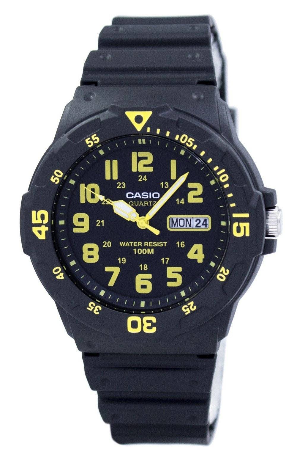 Casio Quartz Analog Black Dial MRW-200H-9BVDF MRW-200H-9BV Men's Watch