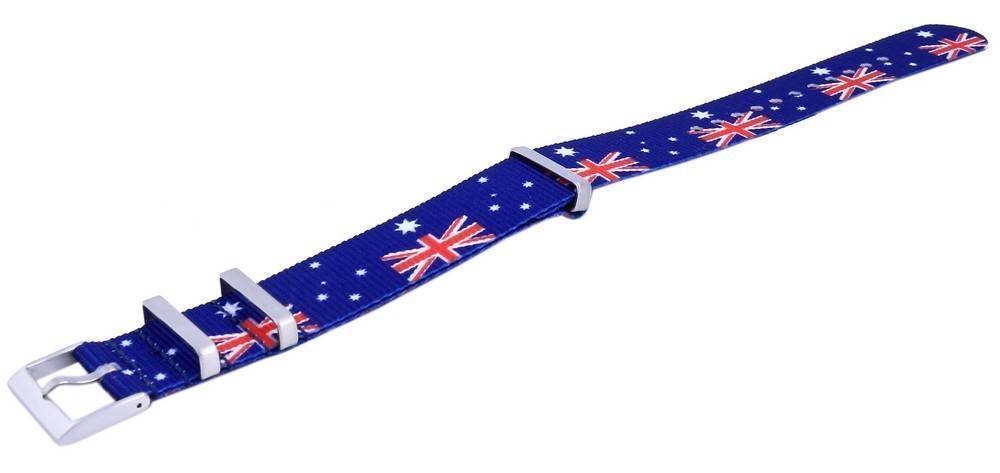 Ratio NATO30 Australia National Flag Pattern Polyester 22mm Watch Strap