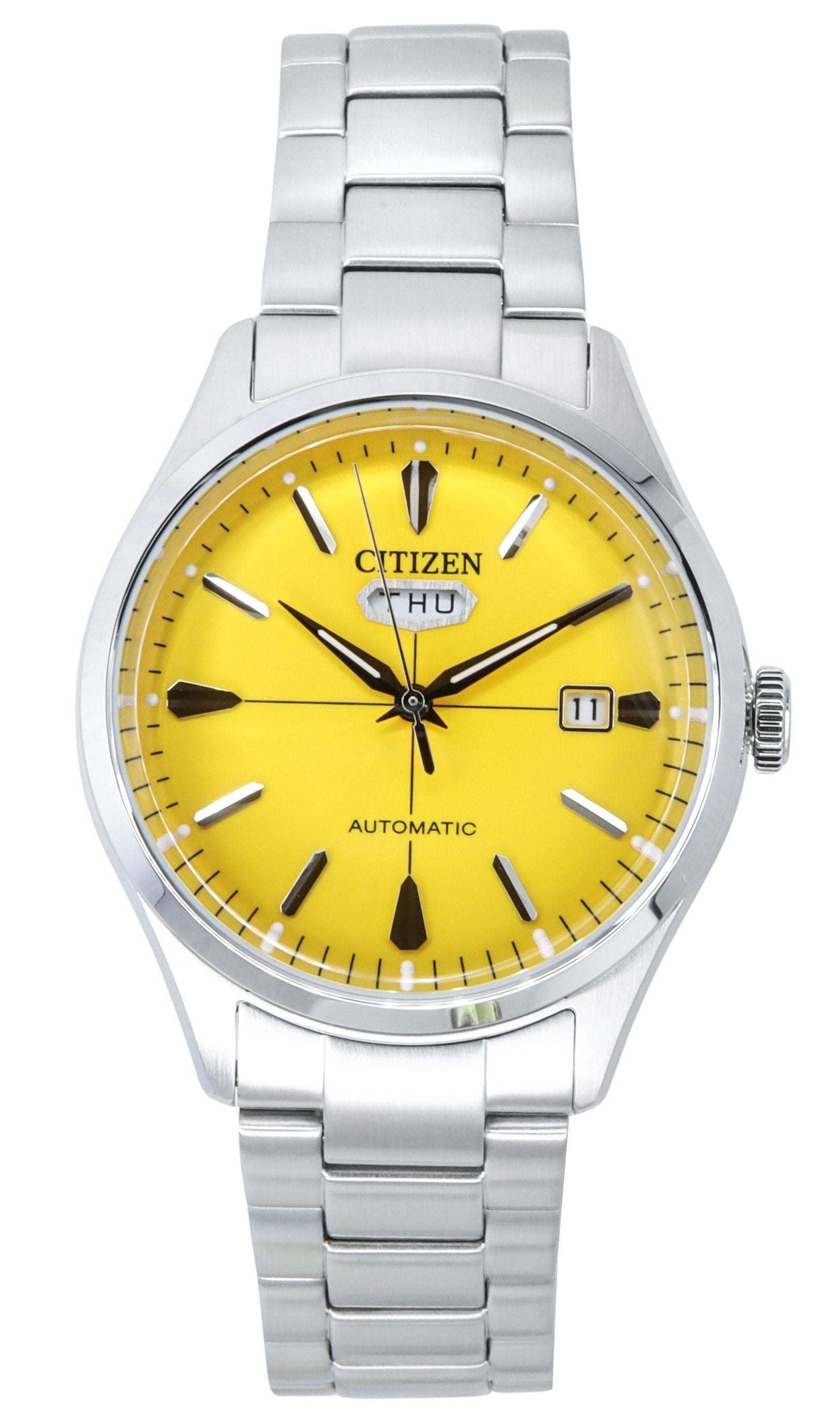 Citizen C7 Stainless Steel Yellow Dial Automatic NH8391-51Z Men's Watch