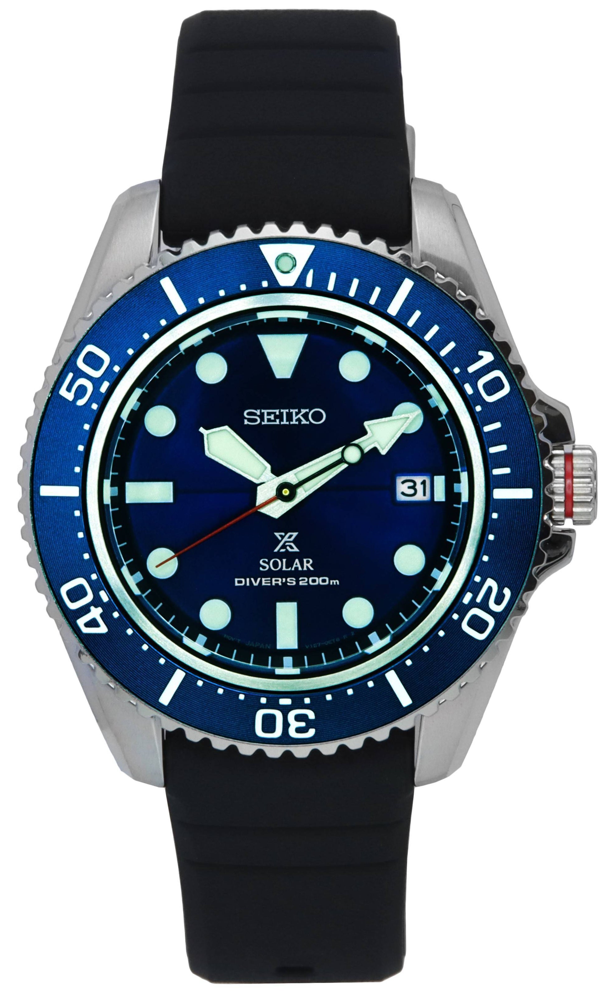 Seiko Prospex Blue Dial Solar Diver's SNE593 SNE593P1 SNE593P 200M Men's Watch