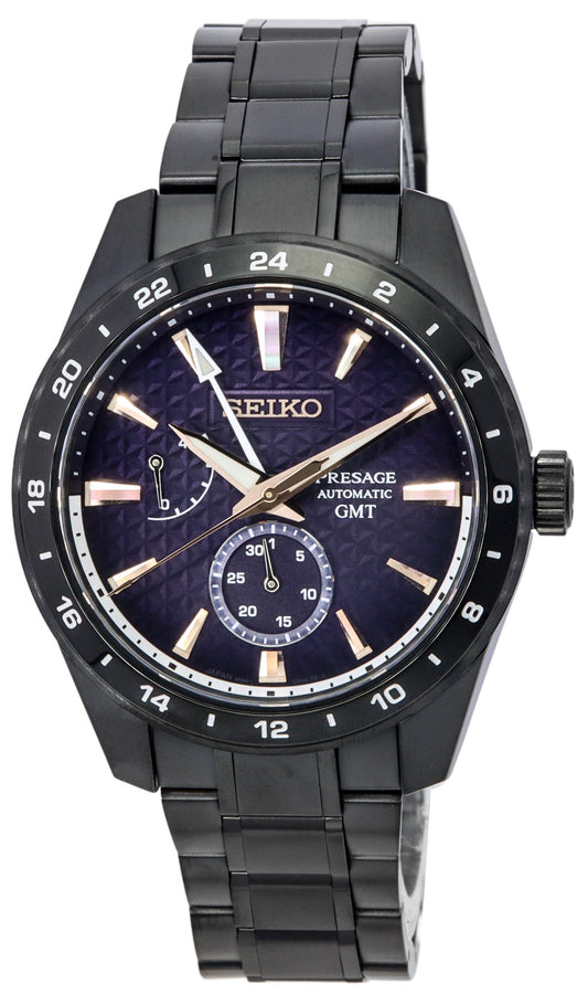 Seiko Presage Akebono Sharp Edged Series GMT Limited Edition Blue Dial Automatic SPB361J1 100M Men's Watch