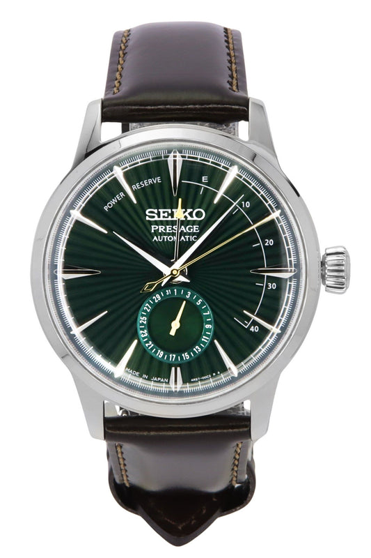 Seiko Presage Cocktail Time Midnight Mockingbird Green Dial Automatic SSA459J1 Men's Watch