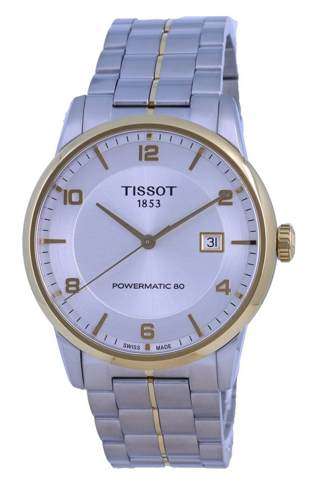 Tissot T-Classic Luxury Powermatic 80 Silver Dial T086.407.22.037.00 T0864072203700 Men's Watch