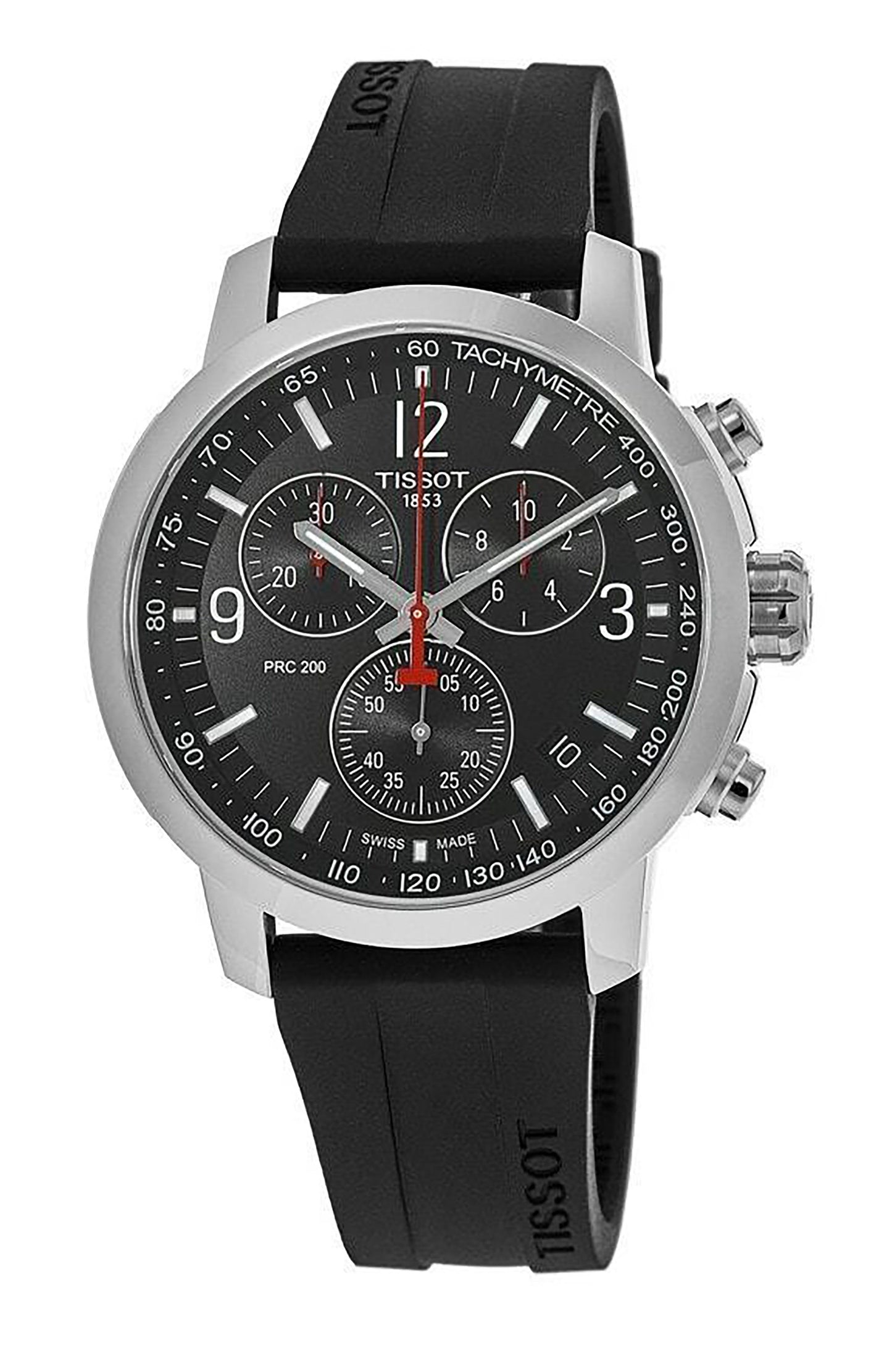 Tissot PRC 200 T-Sport Chronograph Black Dial Quartz Diver's T114.417.17.057.00 200M Men's Watch