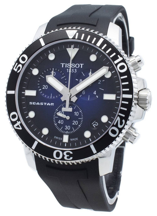 Tissot Seastar 1000 T120.417.17.041.00 T1204171704100 Chronograph 4 Jewels Quartz 300M Men's Watch