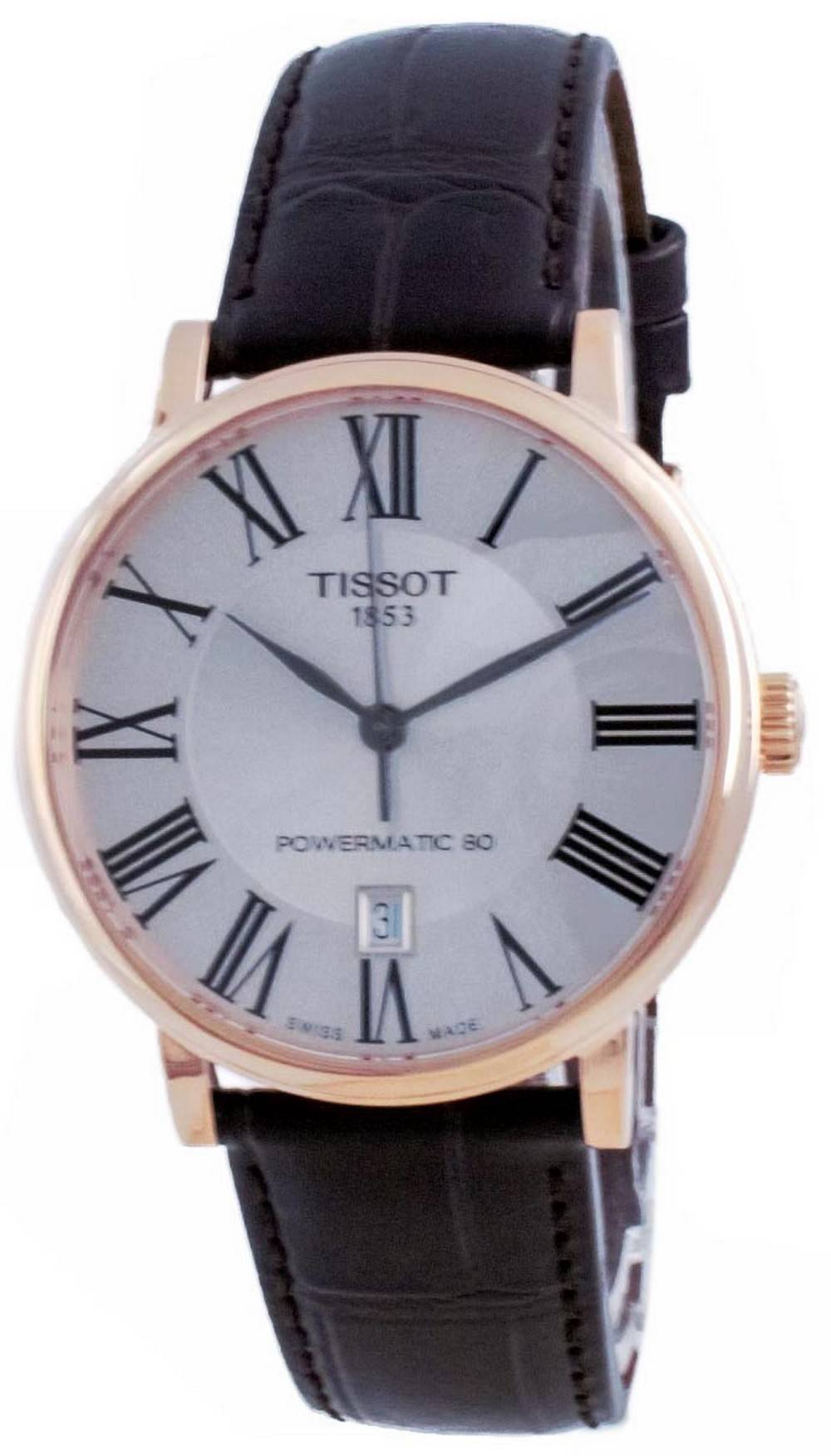 Tissot T- Classic Carson Premium Powermatic 80 Automatic T122.407.36.033.00 T1224073603300 Men's Watch