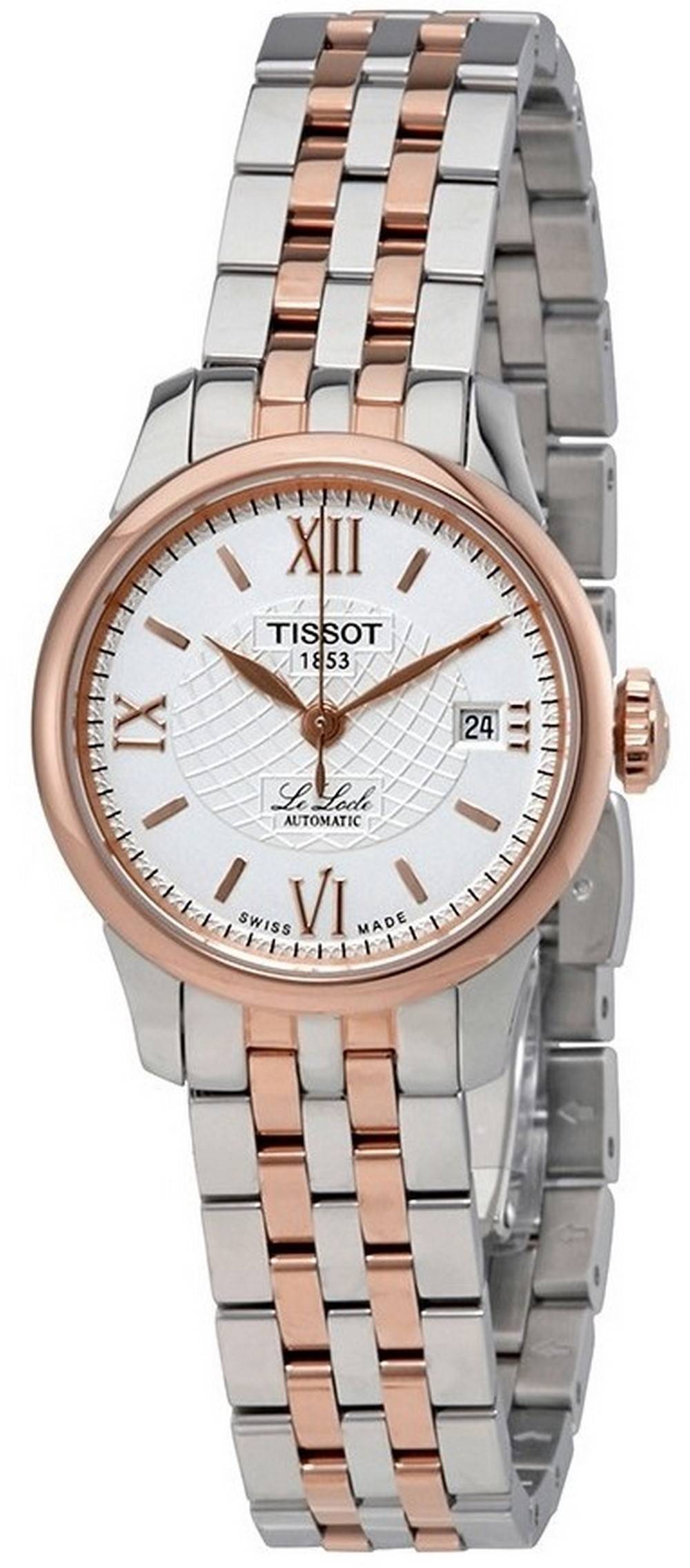 Tissot T-Classic Le Locle Small Lady Two Tone Automatic T41.2.183.33 T41218333 Women's Watch