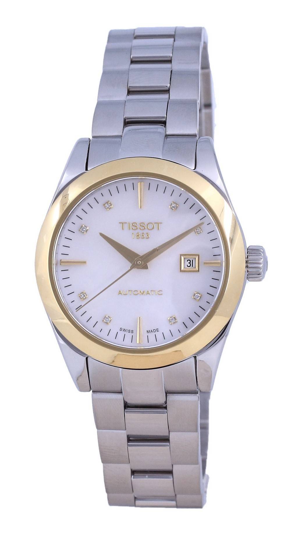 Tissot T-Gold T-My Lady 18K Gold Diamond Accents Automatic T930.007.41.116.00 T9300074111600 Women's Watch