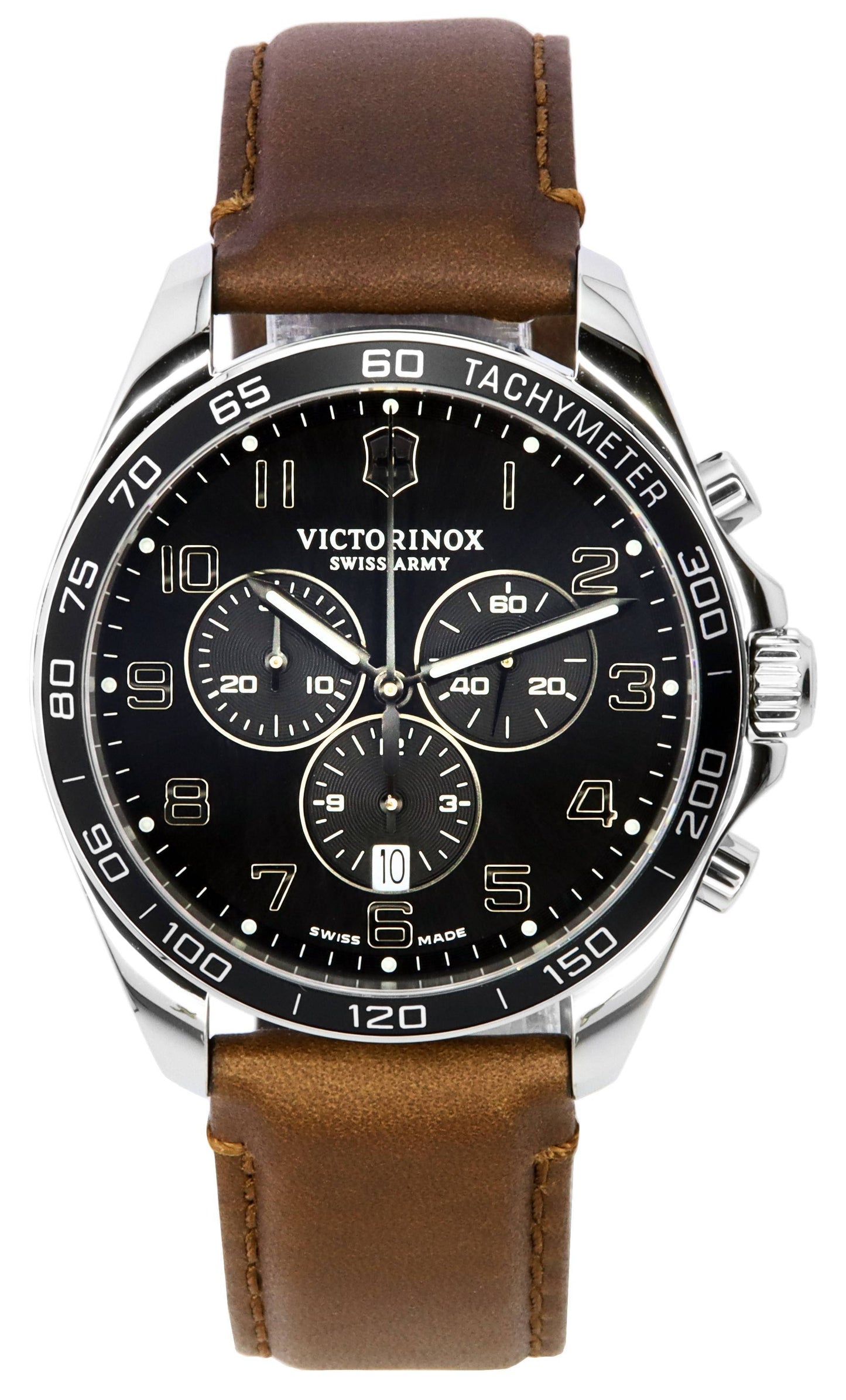 Victorinox Fieldforce Classic Chronograph Black Dial Quartz 241928 100M Men's Watch