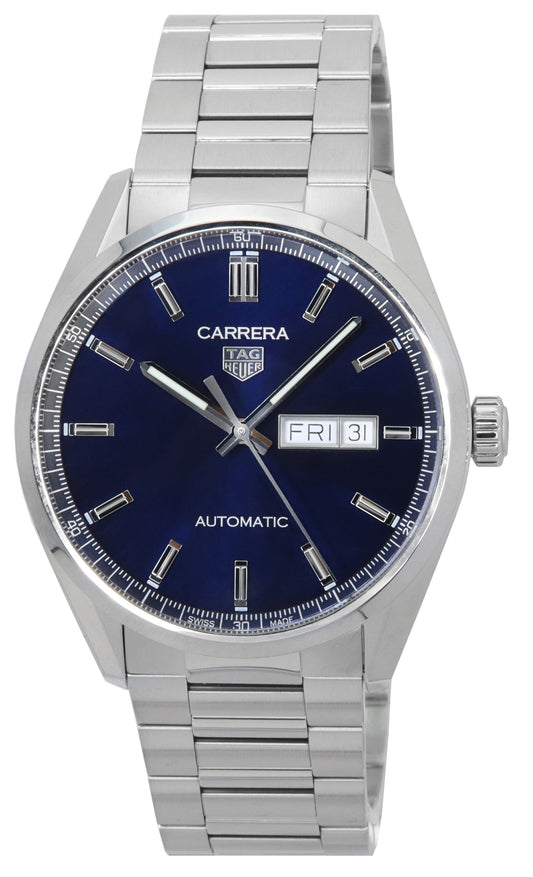 Tag Heuer Carrera Stainless Steel Blue Dial Automatic WBN2012.BA0640 100M Men's Watch