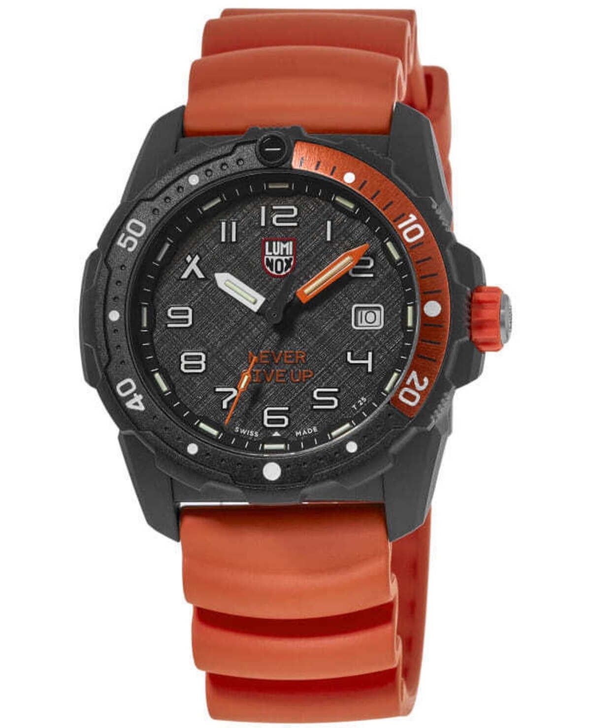 Luminox Bear Grylls Survival Never Give Up Limited Edition Black Dial Quartz Diver's XB.3729.NGU 200M Men's Watch