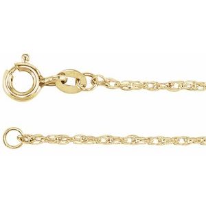 14K Yellow Gold-Filled 1.25 mm Rope 24" Chain - BN & CO JEWELRY