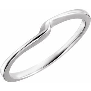 14K White Band - BN & CO JEWELRY