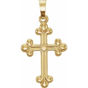 Hollow Cross Pendant - BN & CO JEWELRY