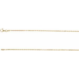 18K Yellow Vermeil Diamond-Cut Rope 16" Chain - BN & CO JEWELRY