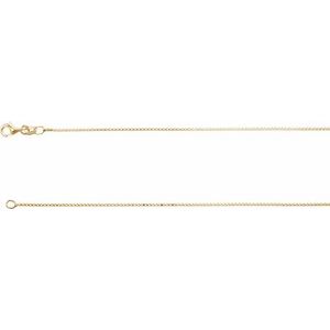 18K Yellow Vermeil Diamond-Cut Box 16" Chain - BN & CO JEWELRY