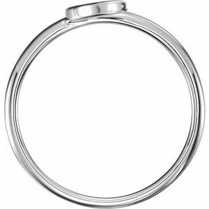 Sterling Silver Crescent Ring - BN & CO JEWELRY