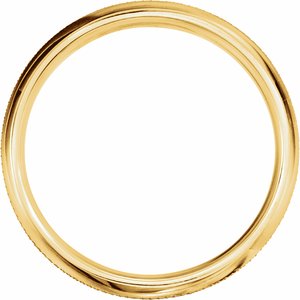 14K Yellow 6 mm Knurl Design Band Size 9 - BN & CO JEWELRY